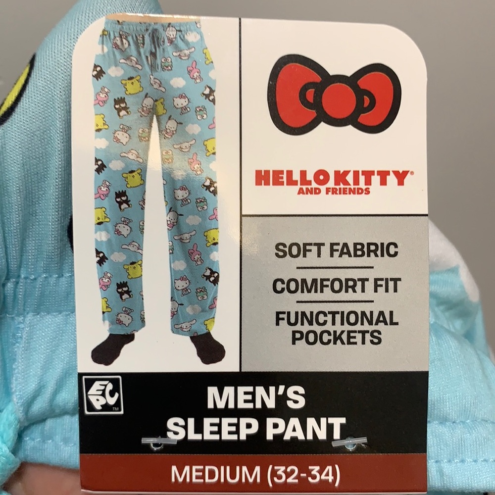 Hello Kitty By Sanrio Size Medium 32-34 Sleep Pants. Brand New.